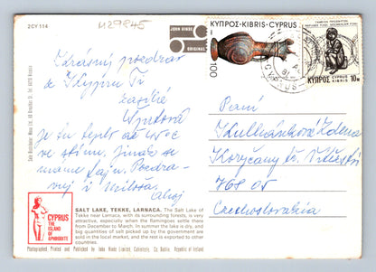 Pohlednice Kypr Salt Lake Tekke Larnaca 1972 (M29845)
