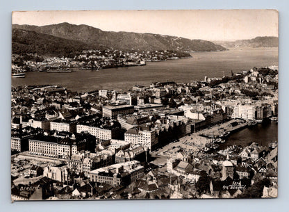 Pohlednice Norsko Bergen panorama (M29862)