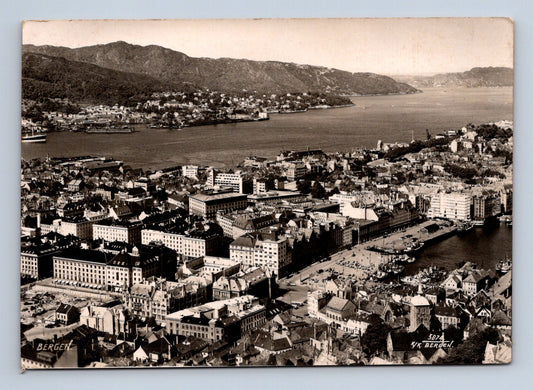 Pohlednice Norsko Bergen panorama (M29862)