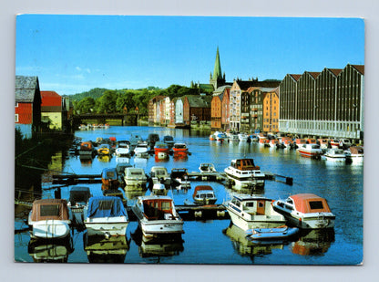 Pohlednice Norsko Trondheim Nidelven řeka 1977 (M29863)