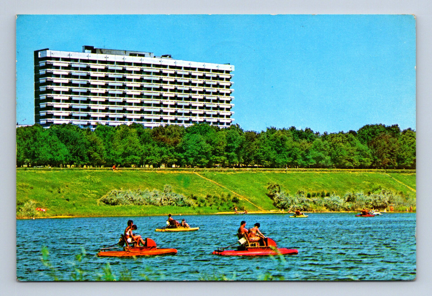 Rumunsko Eforie Nord Hotel Europa vodní šlapadla 1969 (M29882)