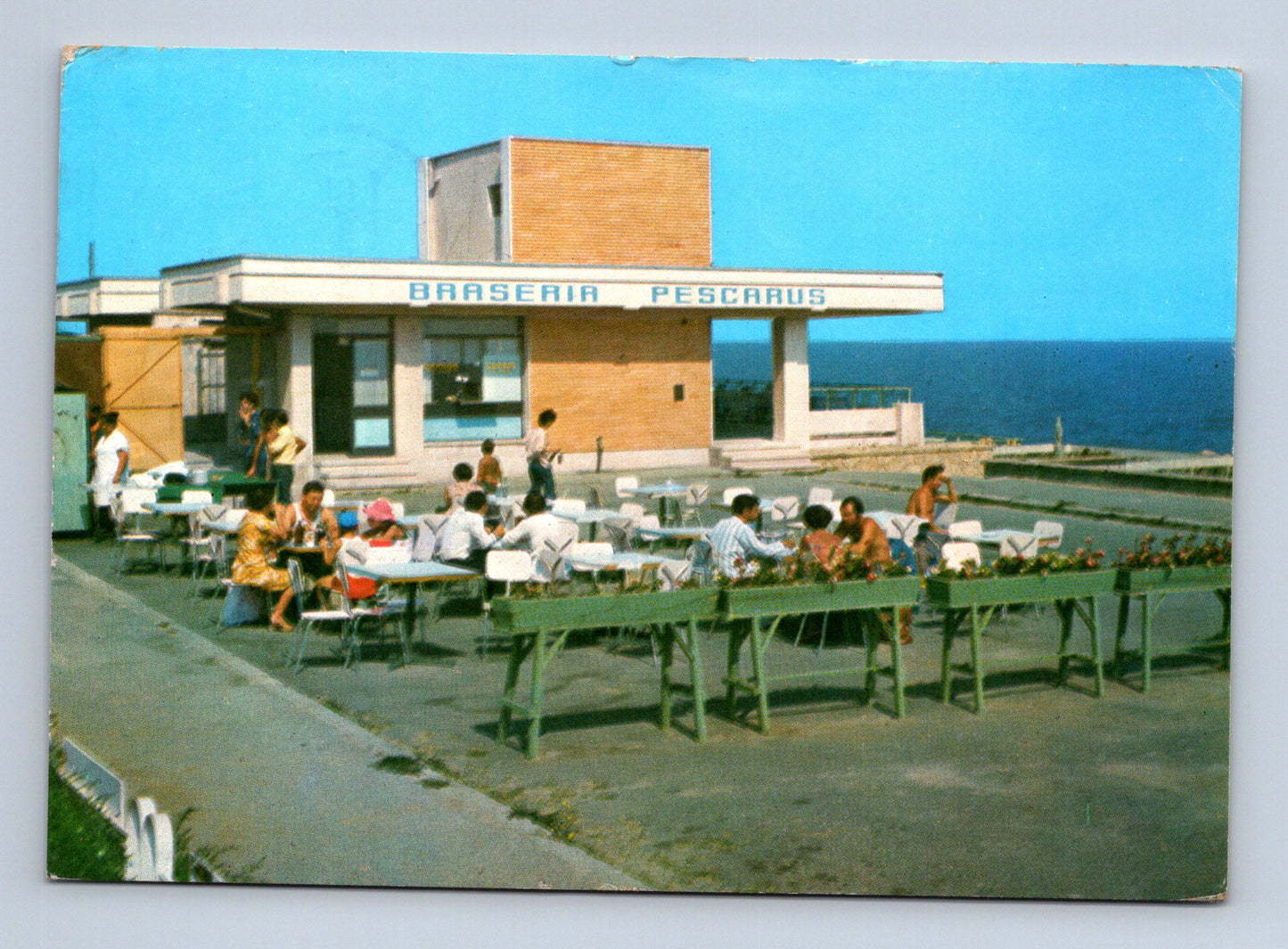 Pohlednice Rumunsko Eforie Sud Brasserie Pescarus 1988 (M29886)