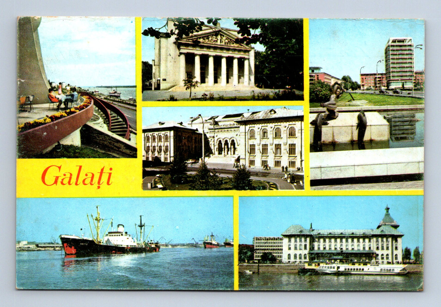 Pohlednice Rumunsko Galați město a přístav 1983 (M29887)