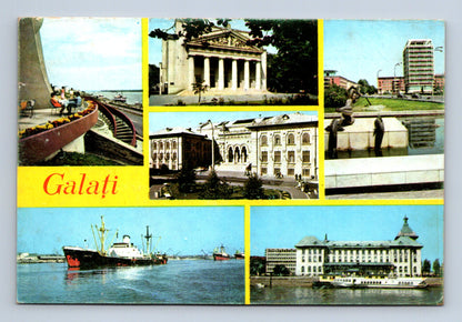 Pohlednice Rumunsko Galați město a přístav 1983 (M29887)