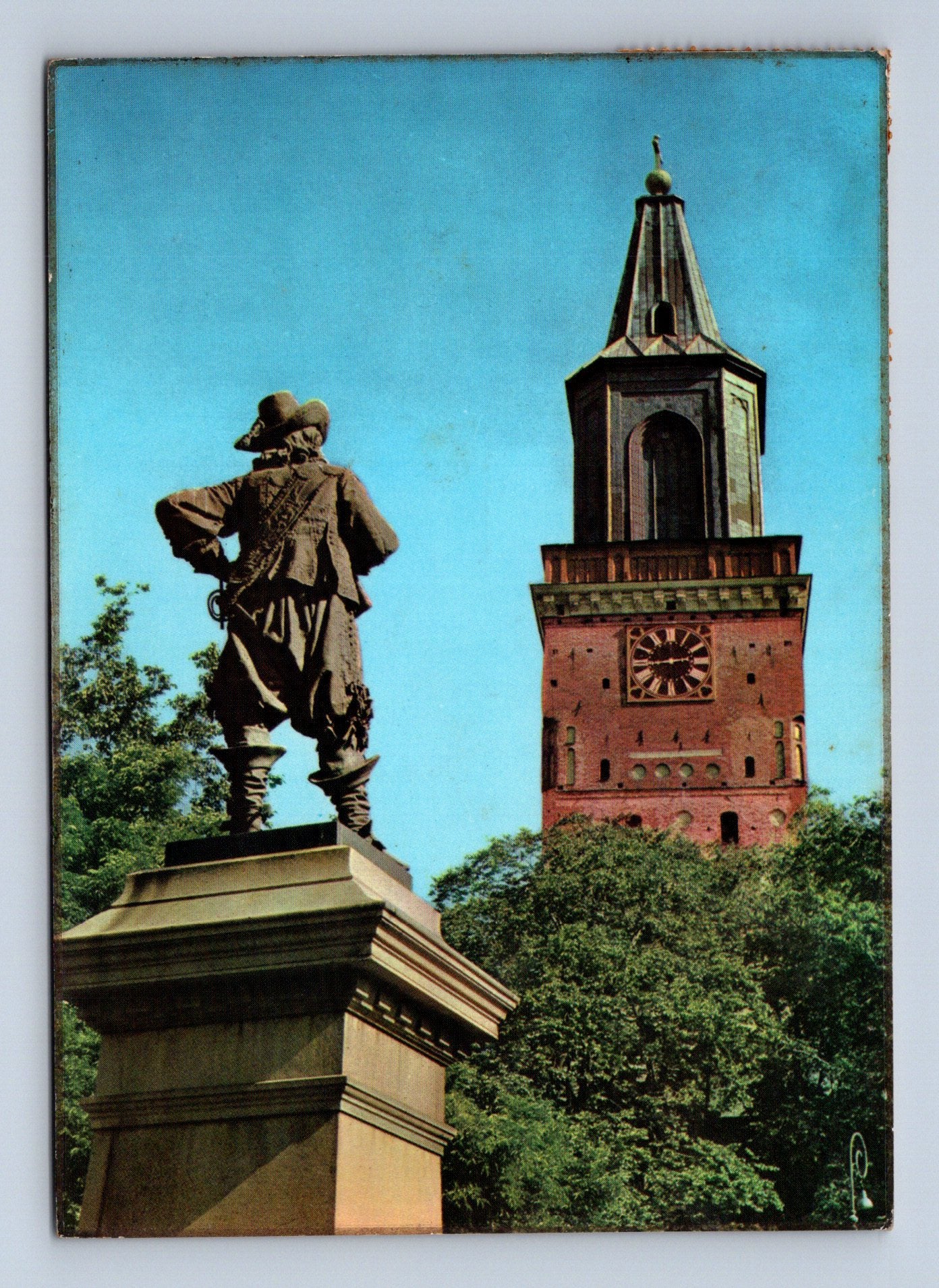 Pohlednice Finsko Turku katedrála a socha 1967 (M29897)