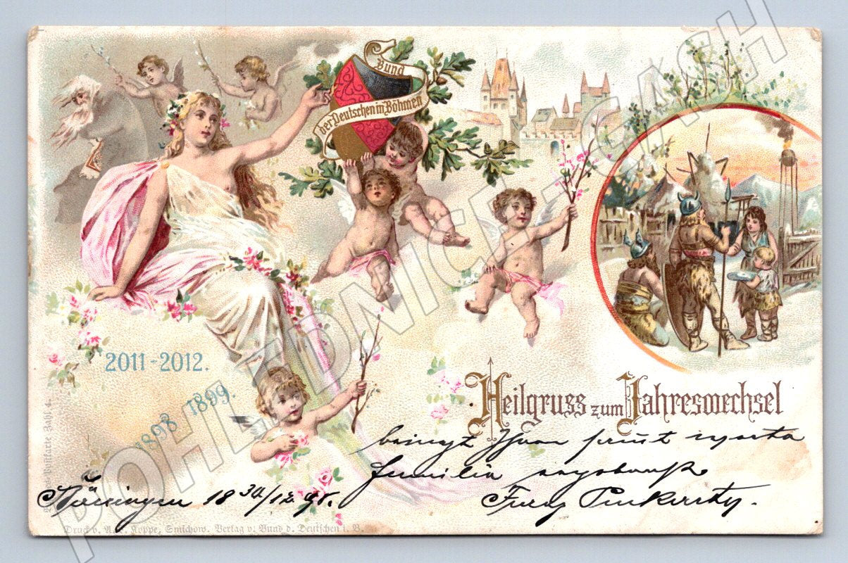 Pohlednice etnografický motiv 1899 (M2991)