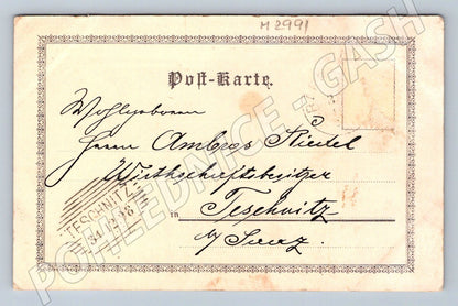 Pohlednice etnografický motiv 1899 (M2991)
