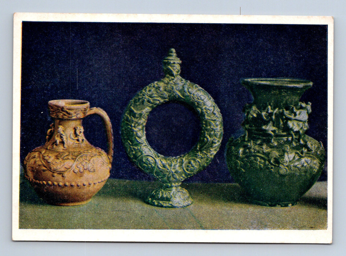 Pohlednice Ukrajina majolika keramika 1955 (M29921)