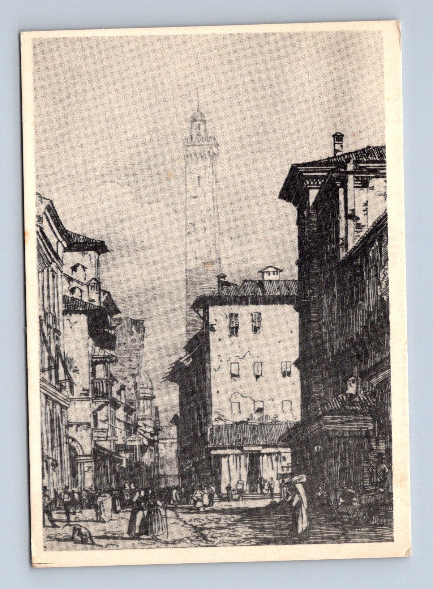 Pohlednice Itálie Bologna Richard Bonington 1957 (M29929)