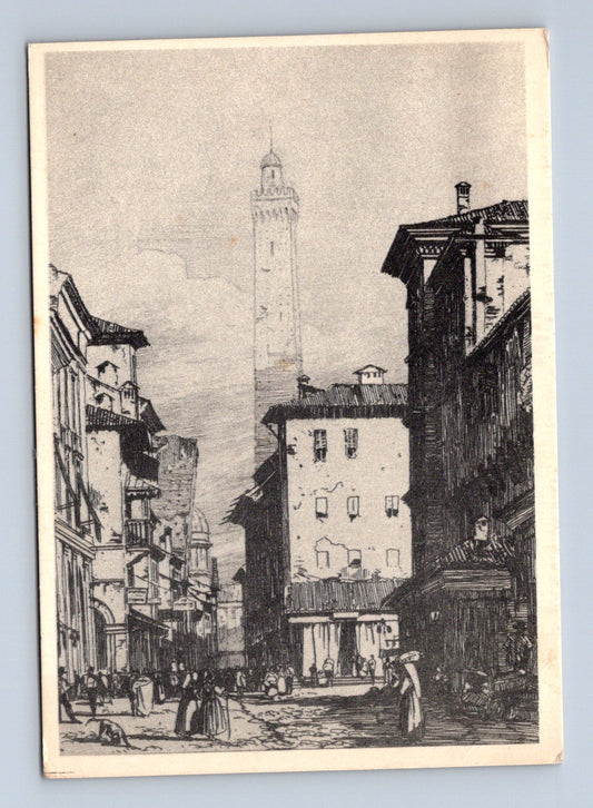 Pohlednice Itálie Bologna Richard Bonington 1957 (M29929)