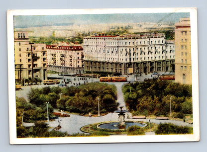 Pohlednice Rusko Čeljabinsk Náměstí Revoluce 1963 (M29968)