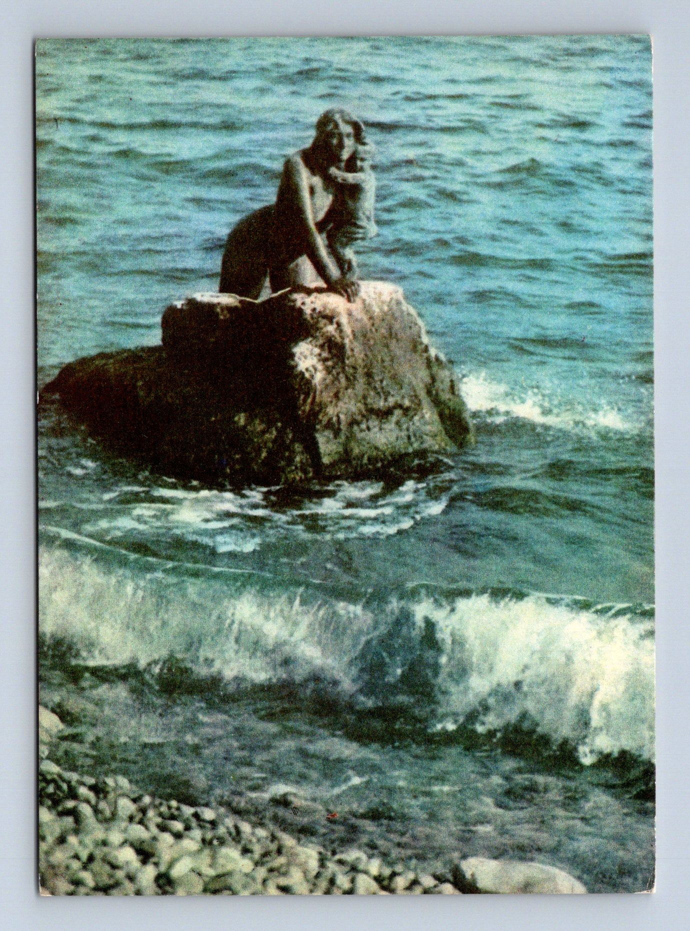 Pohlednice Rusko Miskhor socha mořské panny 1963 (M29977)