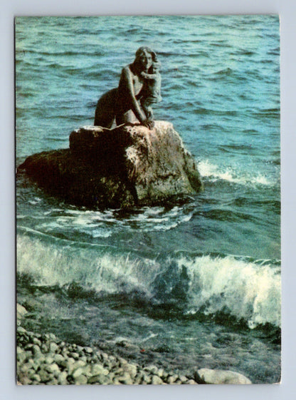 Pohlednice Rusko Miskhor socha mořské panny 1963 (M29977)