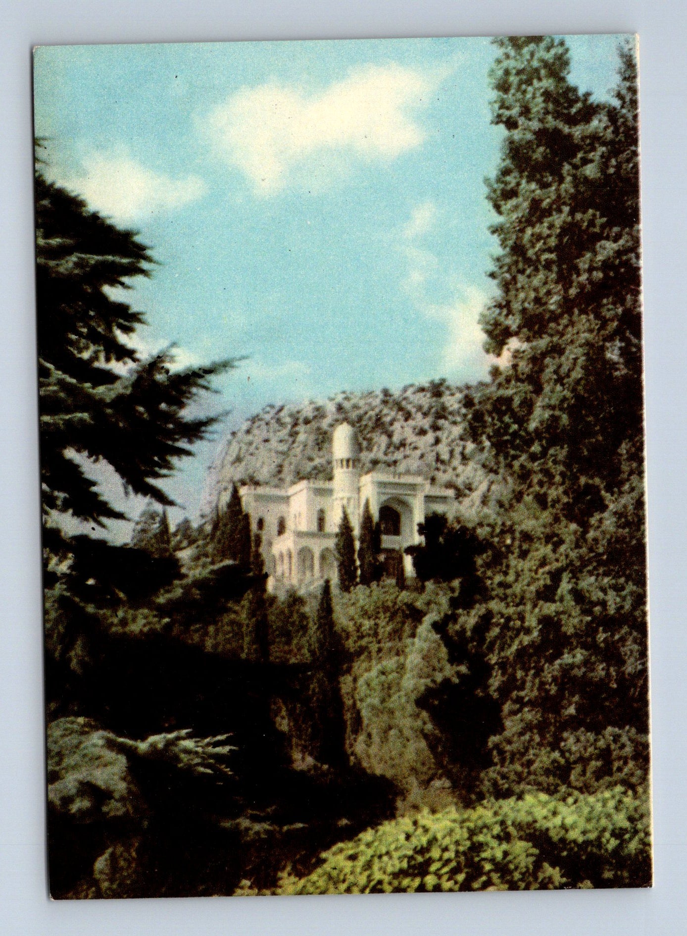Pohlednice Ukrajina Simeiz sanatorium Chervony Mayak 1963 (M29984)
