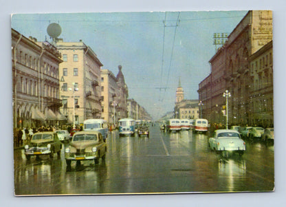Pohlednice Rusko Leningrad Nevsky Prospekt 1961 (M30000)