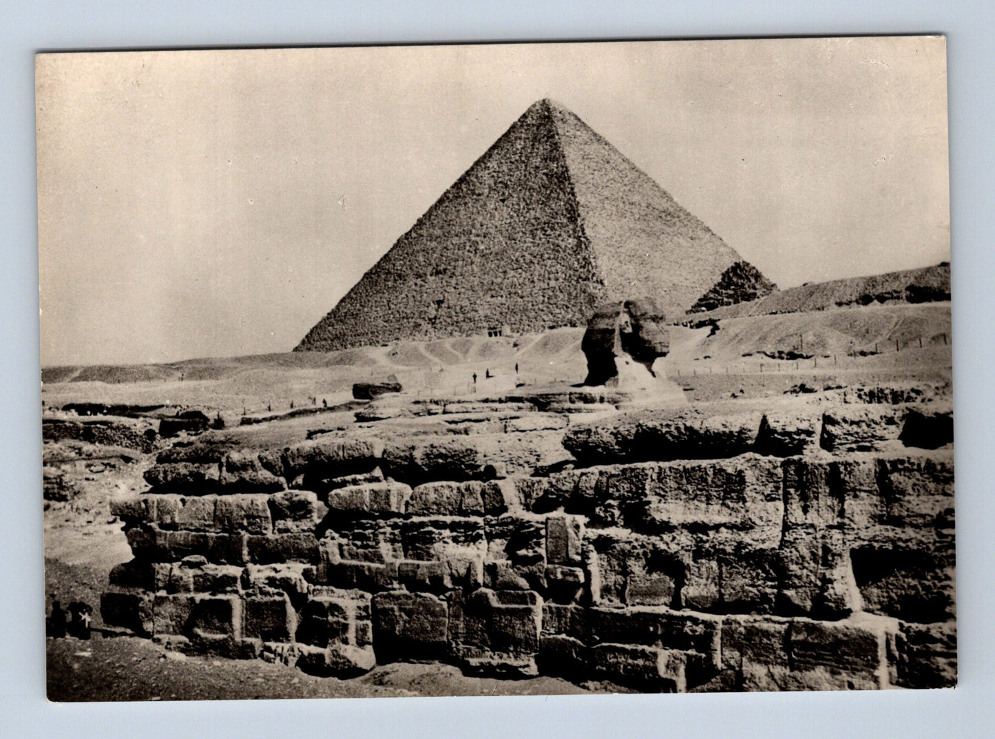 Pohlednice Egypt Cheopsova pyramida 1964 (M30004)