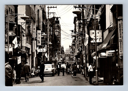 Stará fotografie Praha ulice Ginza Tokio (M30007)
