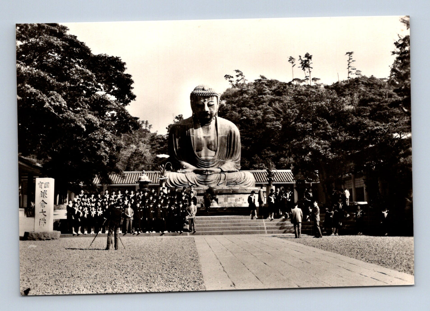 Stará fotografie Praha Velký Buddha Kamakura 1965 (M30015)