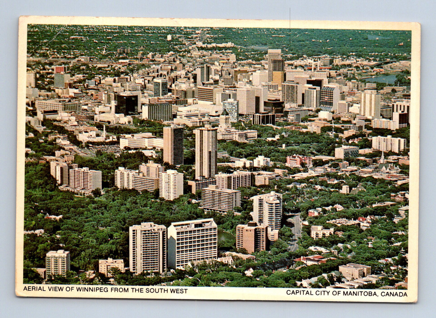 Pohlednice Kanada Winnipeg letecký pohled (M30031)