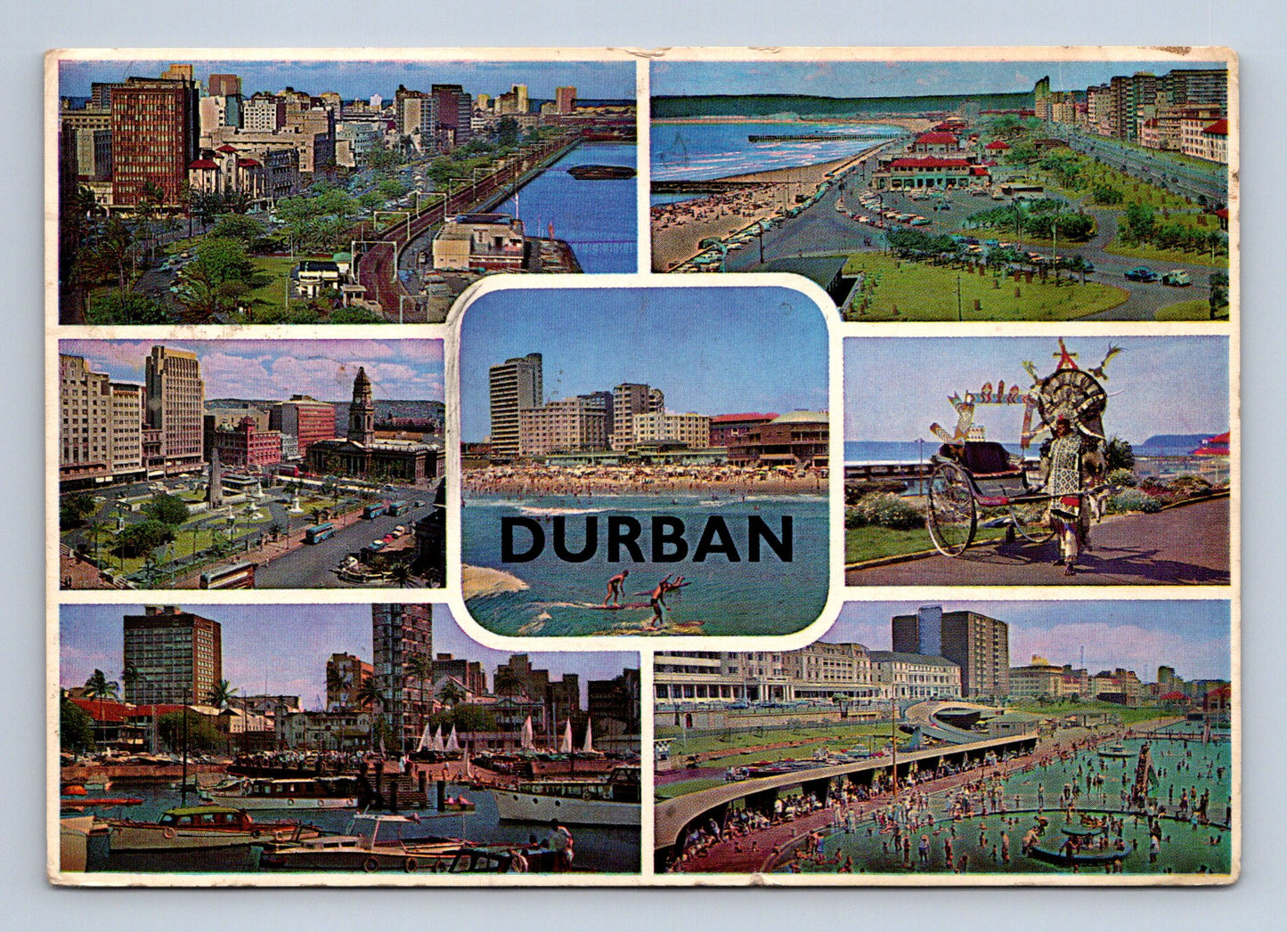 Pohlednice Jihoafrická republika Durban multi-view (M30033)
