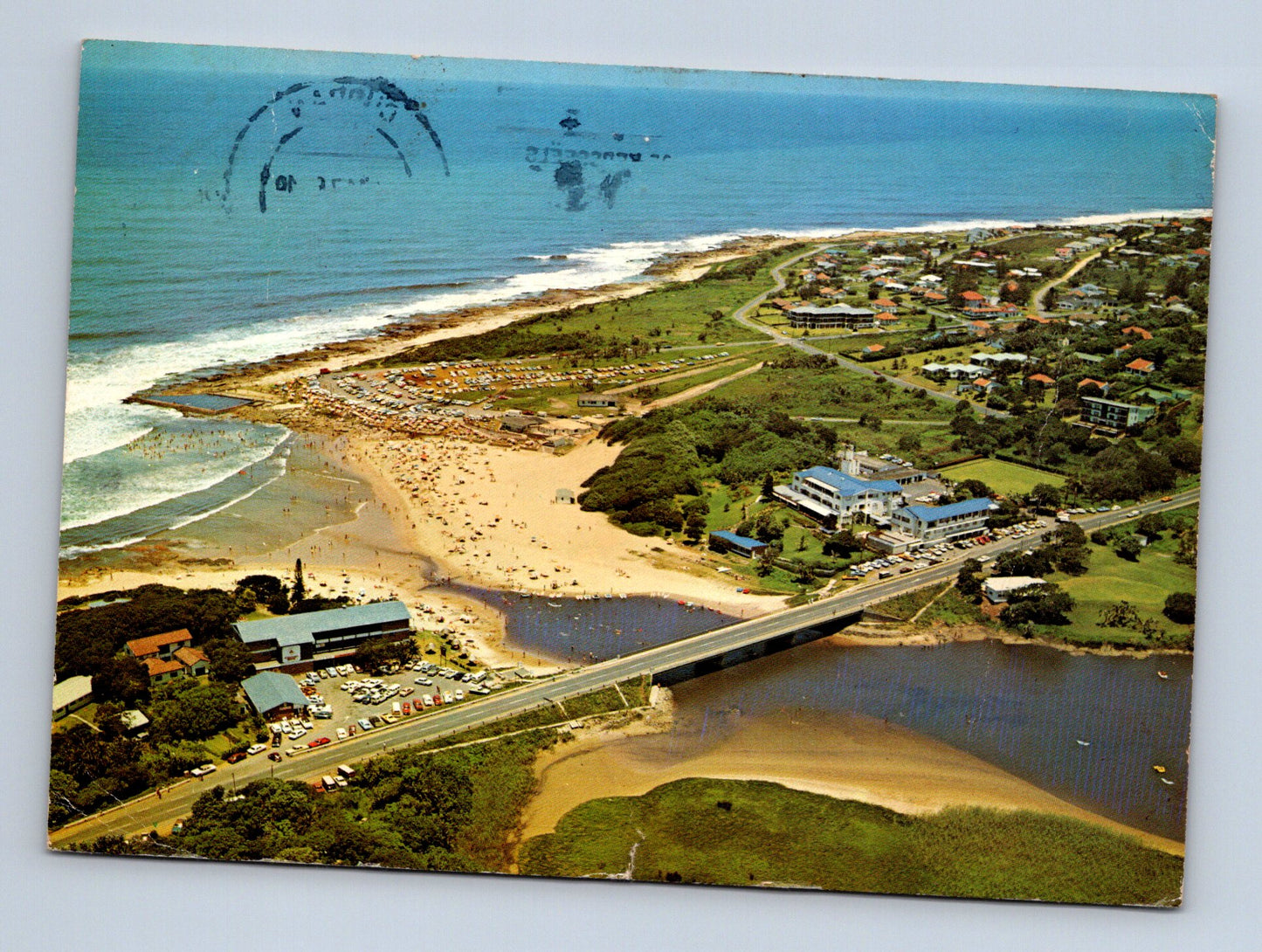 Pohlednice Jižní Afrika St. Michaels-on-Sea pobřeží 1976 (M30048)