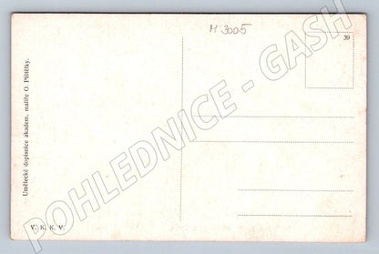 Postcard Market in Moravian Slovakia O Pištělka (M3005)