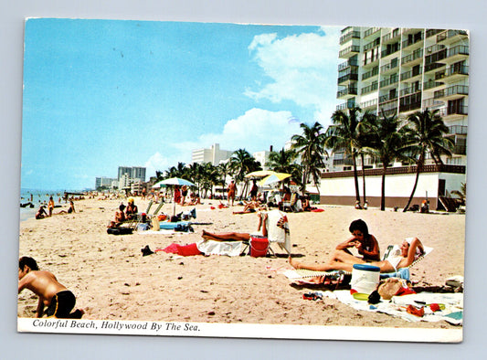 Pohlednice USA pláž Hollywood By The Sea 1977 (M30051)