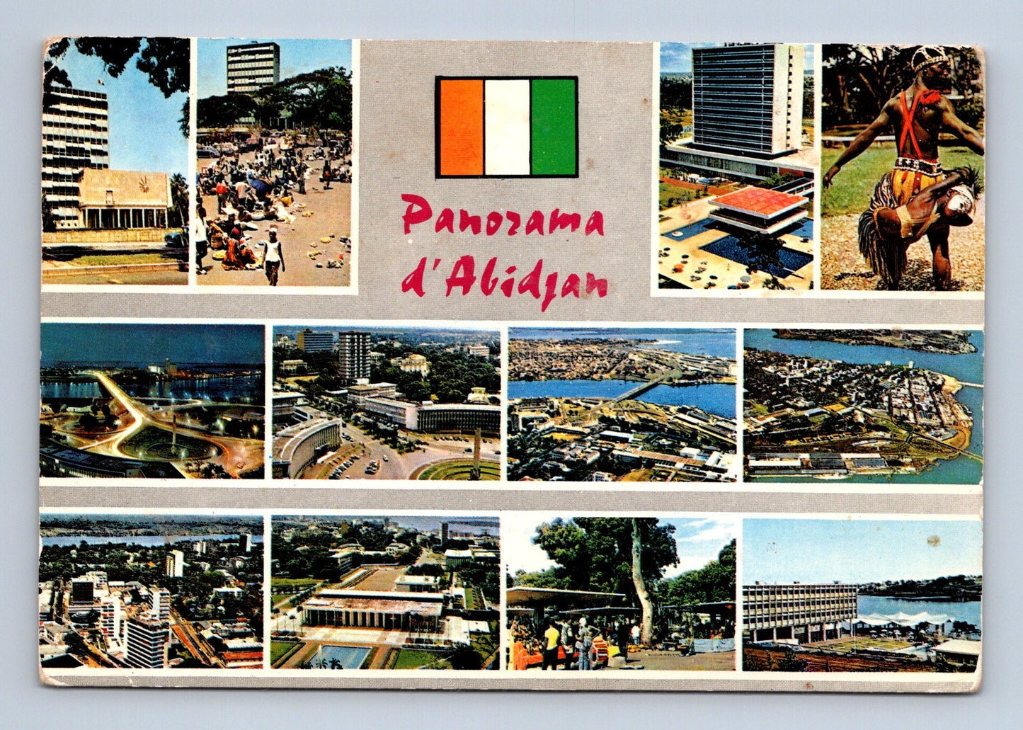 Pohlednice Pobřeží Slonoviny Abidjan panorama (M30058)