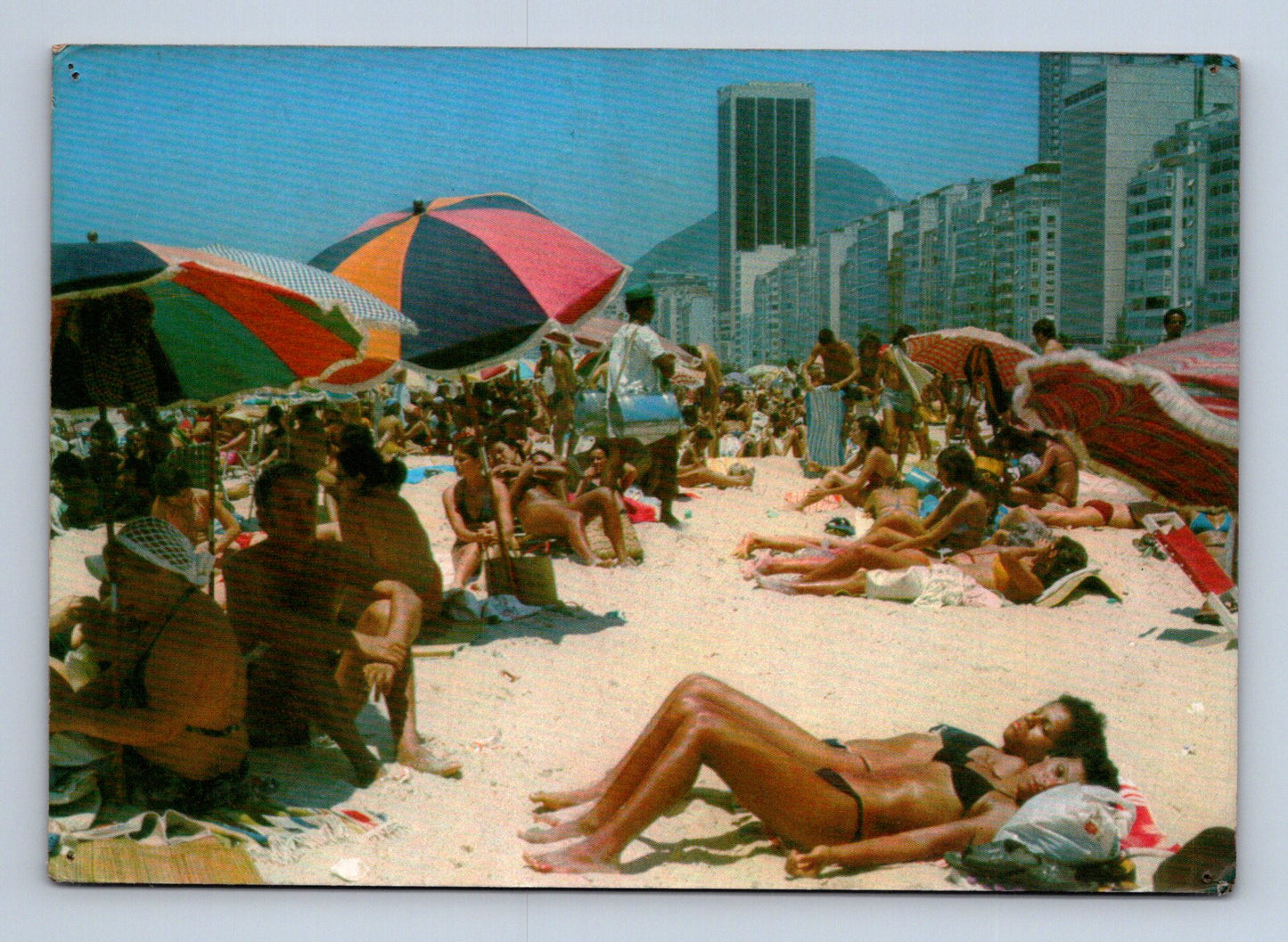 Pohlednice Brazílie Rio de Janeiro Copacabana pláž 1980 (M30062)