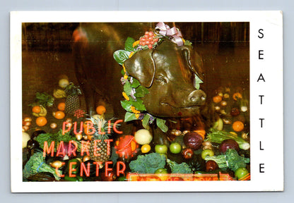 Pohlednice USA Seattle Public Market Center prase 1994 (M30064)