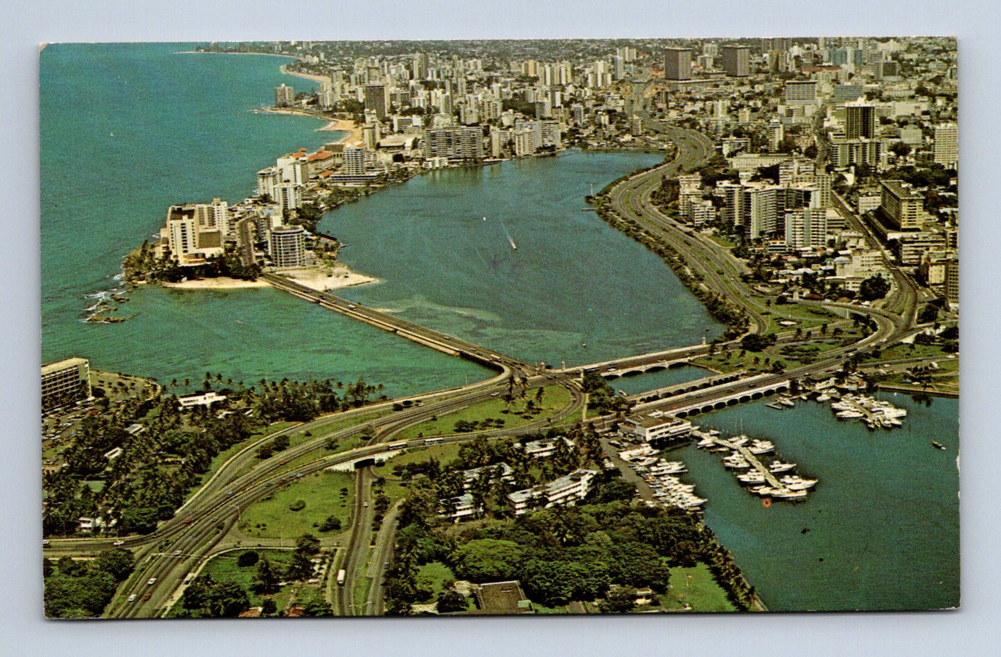 Pohlednice Portoriko San Juan letecký pohled 1981 (M30070)