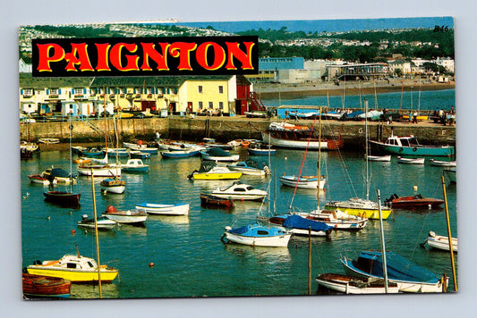 Pohlednice Velká Británie Paignton přístav 1983 (M30072)