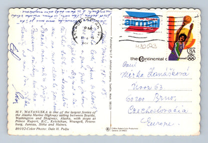Pohlednice USA Alaska loď M.V. Matanuska 1973 (M30073)