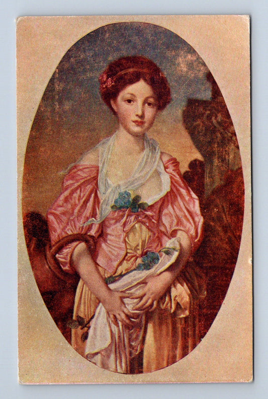 Pohlednice Umělecký motiv J. Greuze Rozbitý džbán (M30080)