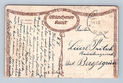Pohlednice Münchener Kunst portrét ženy (M30089)