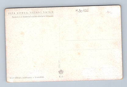 Pohlednice Joža Uprka Vázání šátků Vlčnov (M30106)