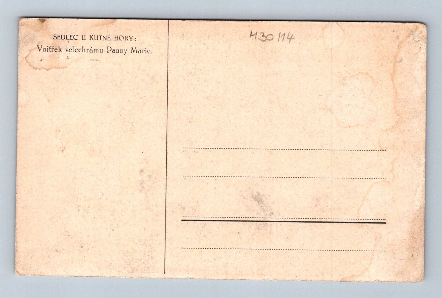 Pohlednice Kutná Hora Sedlec Velechrám Panny Marie (M30114)