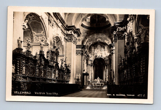 Pohlednice Velehrad vnitřek basiliky (M30116)