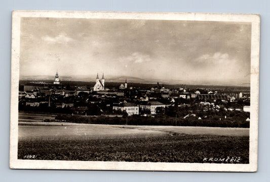Pohlednice Kroměříž panorama 1932 (M30128)