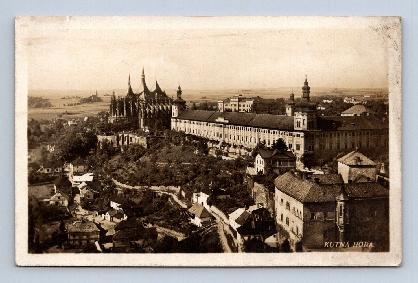 Pohlednice Kutná Hora Chrám sv. Barbory panorama (M30129)