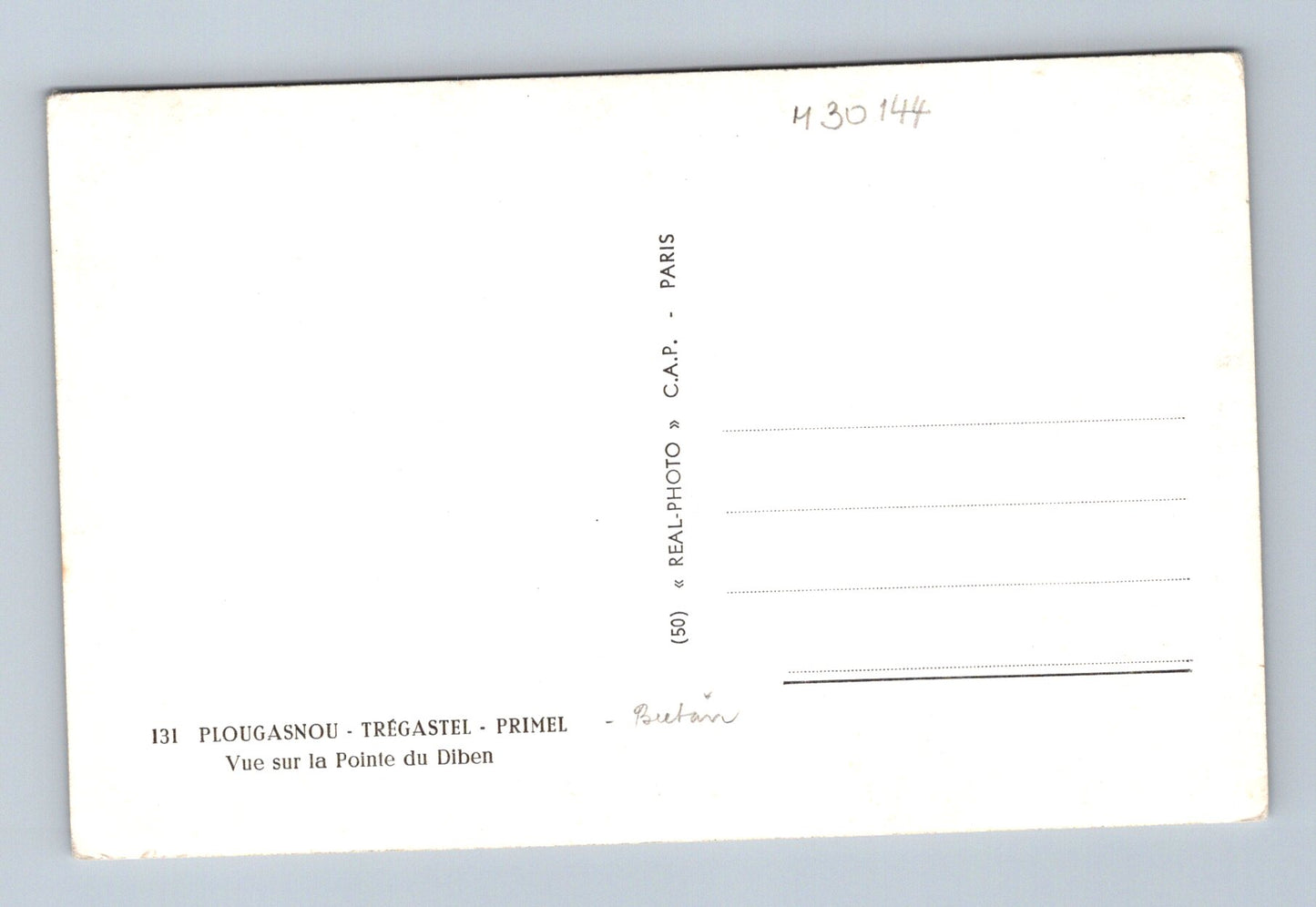 Pohlednice Francie Plougasnou pobřeží (M30144)