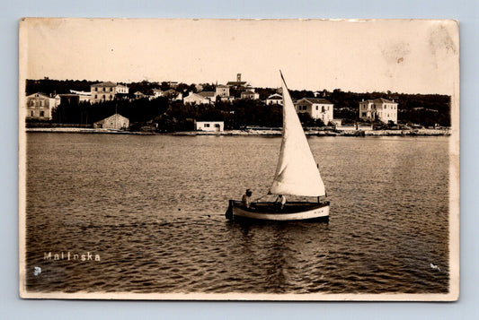 Pohlednice Chorvatsko Malinska plachetnice (M30149)