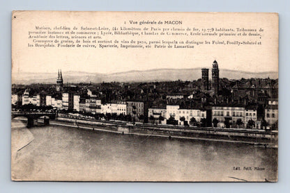 Pohlednice Francie Macôn celkový pohled (M30154)