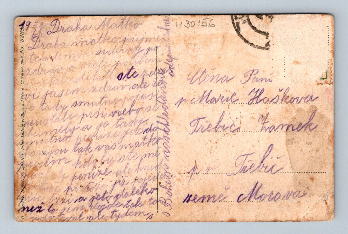 Pohlednice Rakousko Schwaz Tyrol město 1909 (M30156)