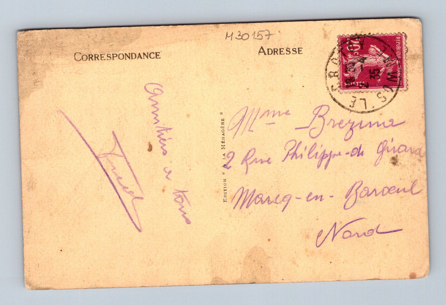 Pohlednice Francie Le Crotoy divadlo 1926 (M30157)