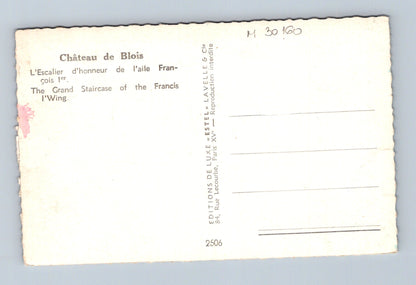 Pohlednice Francie Zámek Blois schodiště (M30160)