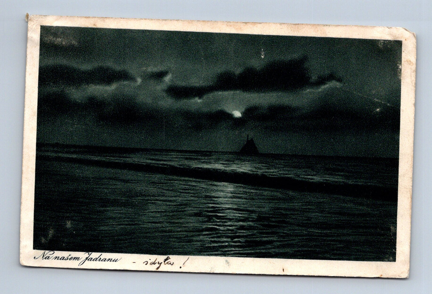 Pohlednice Chorvatsko Jadran noc 1928 (M30162)