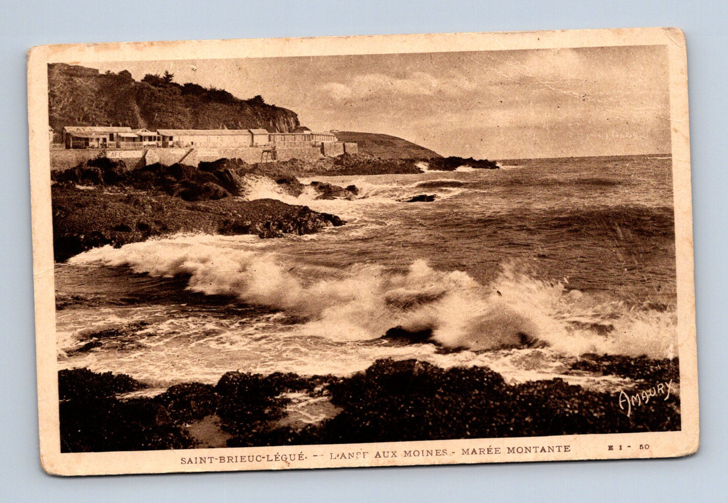 Pohlednice Francie Saint-Brieuc-Légué Marée montante (M30169)