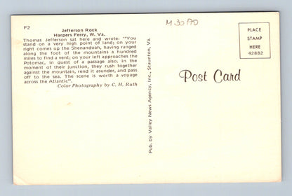 Pohlednice USA Jefferson Rock Harpers Ferry (M30170)