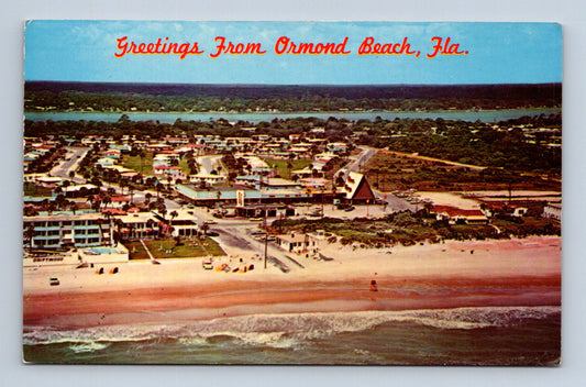 Pohlednice USA Ormond Beach letecký pohled na Ellinor Village (M30176)